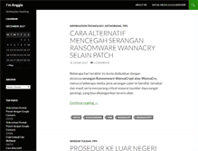 Tablet Screenshot of anggiemaya.net